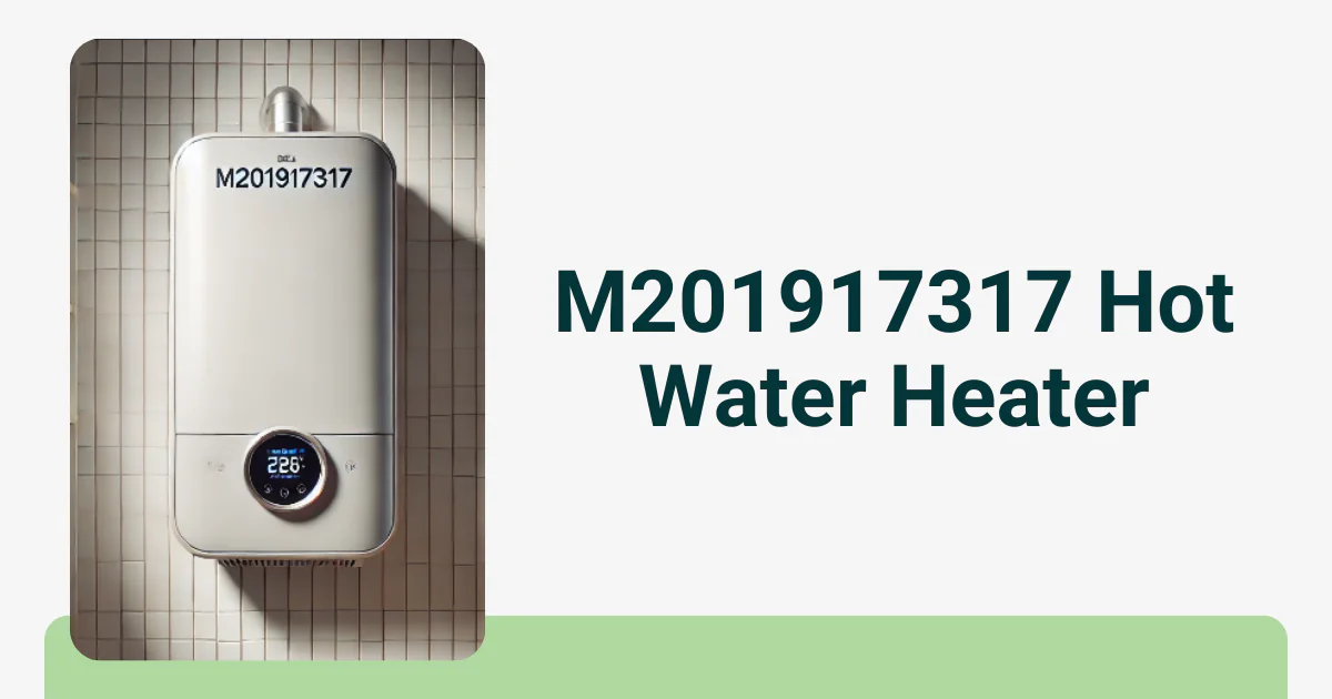 M201917317 Hot Water Heater